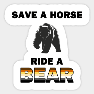 Save A Horse Sticker